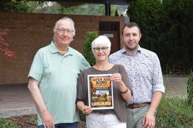 Plakatpräsentation im Kurpark